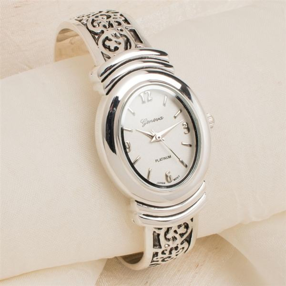 Scroll Design Cuff Watch